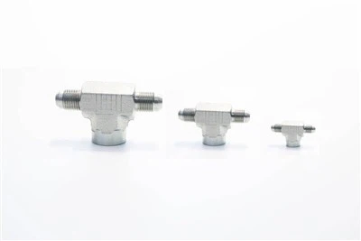 Mannelijke JIC Vrouwelijke NPTF T-stuk Hydraulische Adapter Slangkoppelingen