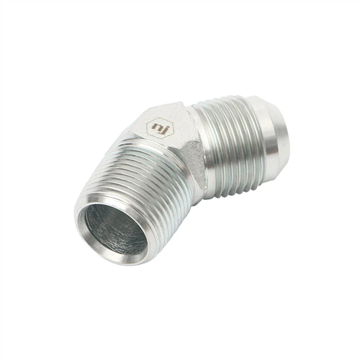 45° JIC to NPTF Pipe Elbow Fittings